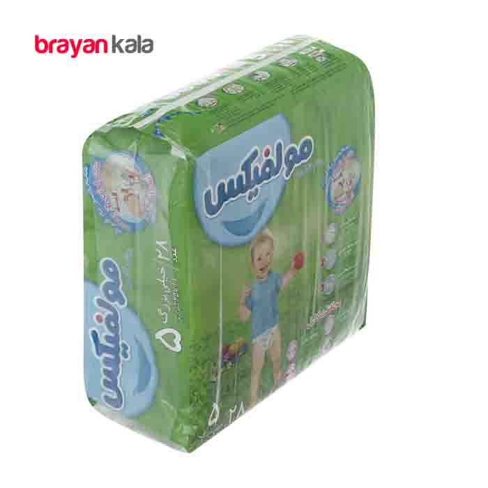 عکس شماره:0 , پوشک مولفیکس سایز 5 (x_large) بسته 28 عددی